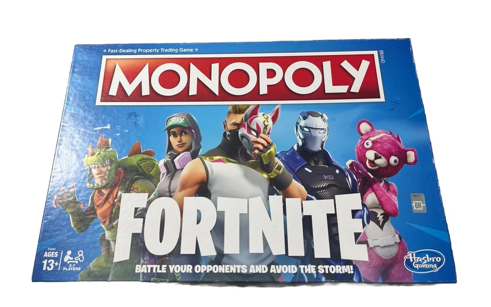 Monopoly Fortnite Edition Board Game by Hasbro Gaming 2018 - (13yrs+) ~ Complete - Image 1 of 4