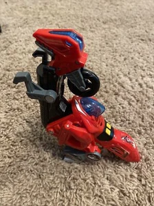 Vtech Switch and Go Dinos Dino Akuna Velociraptor Red Motorcycle 1409 cl1 - Picture 1 of 7