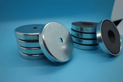 66mm Large Strong Round Pot Magnet Treasure Hunting Sea Fishing Clamping