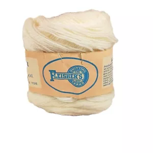 Hilo Fleisher's Baby Zephyr de colección #blanco 2 pliegues 1 oz 100 % lana virgen NUEVO NOS - Imagen 1 de 8