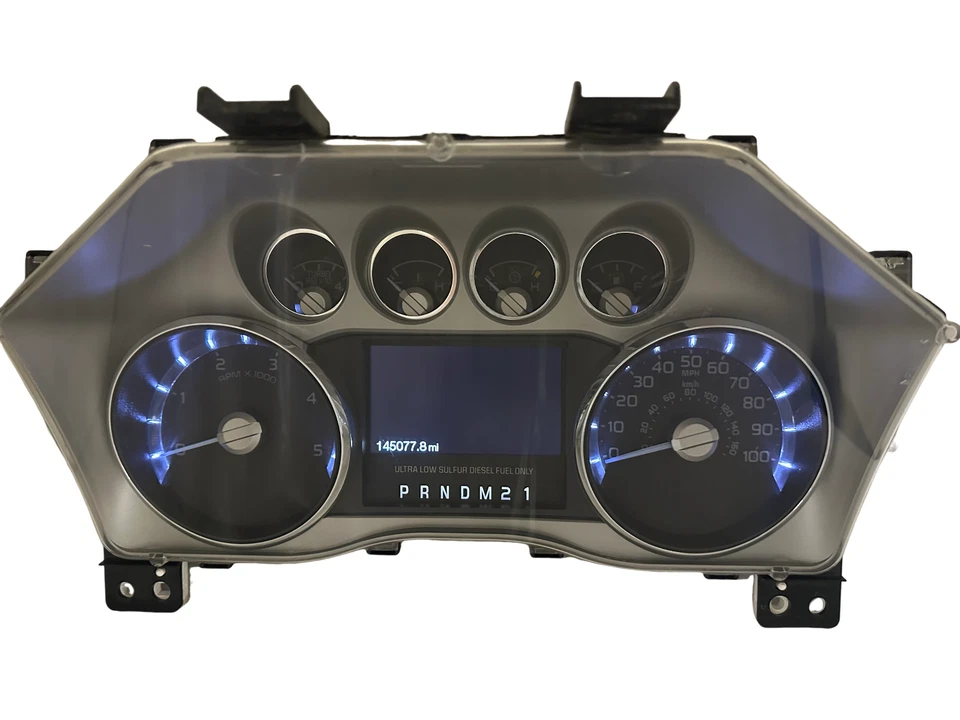 Speedometer Instrument Cluster 2016 Ford F350 F250 Gauges 145,077 Miles DIESEL - Image 1 of 3