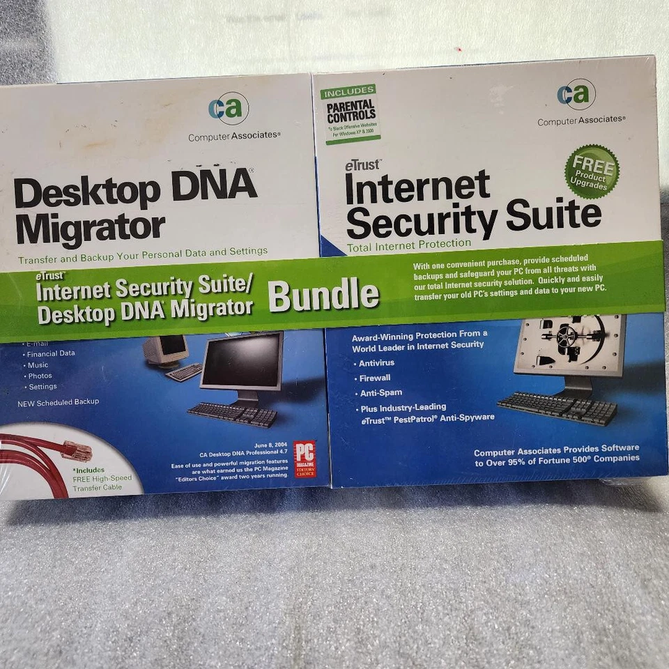 COMPUTER ASSOCIATES INTERNET SECURITY SUITE/DESKTOP DNA MIGRATOR BUNDLE - Image 1 of 4