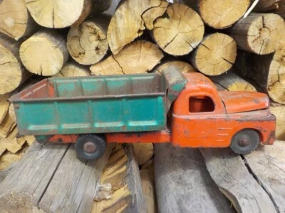 Camión de volteo Structo vintage acero prensado 21" años 40 piezas o restauración Foto 1 de 4