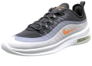 Neu Herren Nike Air Max Axis Turnschuhe AA2146 Thundergrau/Gesamt orange Größe UK 12 - Bild 1 von 11