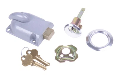 Cerradura de caja a presión Deadbolt puerta superior de garaje #3250 cilindro preguntar 2S llave igual Foto 1 de 2