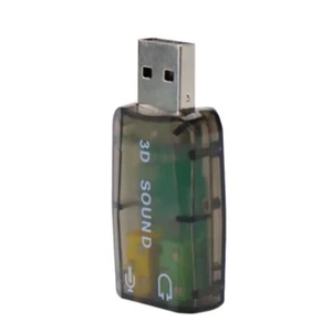 Mini USB 3 5mm Mikrofon Kopfh?rer Soundkarte f??r hervorragende Klangqualit?t - Bild 1 von 6