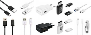 Original Samsung Micro USB oder Typ C Kabel Ladegerät Adapter S7 S8 S9 S10 S20 - Bild 1 von 11