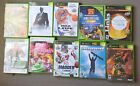 UNTESTED Lot of 10 Games for Xbox  Hit Man Halo Amped NBA Live Others 