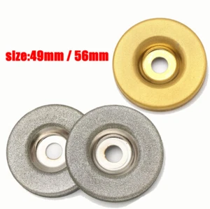 Diamond Grinding Disc Cup 49/56mm Sharpener Grinder Cutter Disk 180 320 600 Grit - Picture 1 of 6