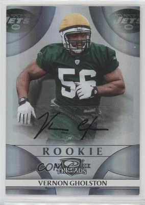 2008 Donruss Threads Silver Rookie Signatures /50 Vernon Gholston #246 Auto RC - Image 1 of 2