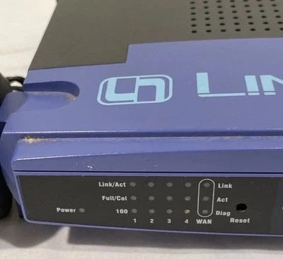 Linksys BEFSR41 V.2 10 Mbps 4-Port EtherFast Cable/DSL Router Tested Works - Image 1 of 4