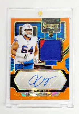 MINT #/33 RPA RC PATCH AUTO ORANGE PRIZM 2023 Select O'Cyrus Torrence BUFFALO SP - Image 1 of 2