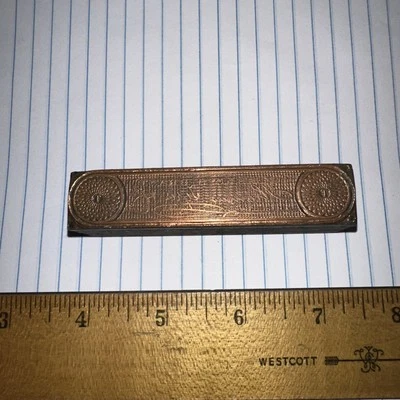 Printing Block “ Sterling Brand “ Beautiful Details!! - Image 1 of 4