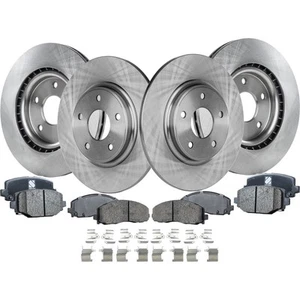 Brake Disc and Pad Kit For 2012-2020 Dodge Grand Caravan Front and Rear - Picture 1 of 12