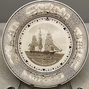 Wedgwood The American Clipper Schiff Teller "Sovereign of the Seas" - Bild 1 von 5