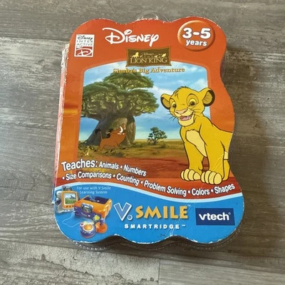 VTECH VSMILE Disney Interactive Lion King Simba's Big Adventure  NEW IN PACKAGE - Image 1 of 2