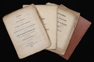 Royal Bank of Scotland Letters to the Proprietors 1816 Edinburgh Banking History - Picture 1 of 21