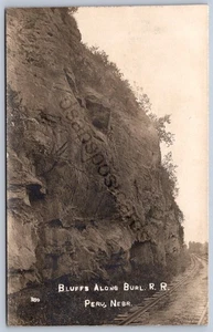 K39/ Peru Nebraska RPPC Postcard c1910 Bluffs Burlington Railroad 498 - Picture 1 of 2