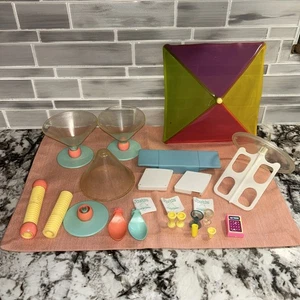 VTG 1986 BARBIE ICE CREAM SHOPPE PLAYSET - REPLACEMENT PARTS LOT - INCOMPLETE - Picture 1 of 12