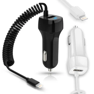 Ladekabel für Apple iPhone 8 / Plus Auto KFZ Ladegerät Lightning Lade Datenkabel - Bild 1 von 15
