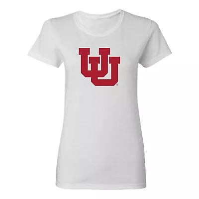 Utah Utes Primary Logo Women's T-Shirt - White - Image 1 of 4