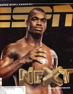 ESPN MAGAZINE--ADRIAN PETERSON COVER--FEBRUARY 14 2005 - Picture 1 of 1