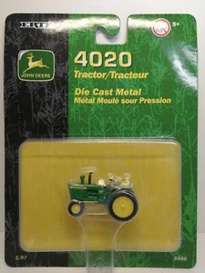 Tractor de metal Ertl Collectibles 4020 John Deere 1:87 HO escala depósito industrial_ - Imagen 1 de 1