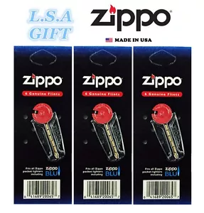 Zippo 3 Flint Value Pack (18 Flints) 1FLT-Z - Picture 1 of 2