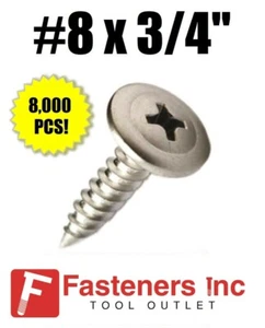 INTERCORP 86MZ #8 x 3/4 Sharp Point Modified Truss Head K-Lath Screw (8,000) - Picture 1 of 4