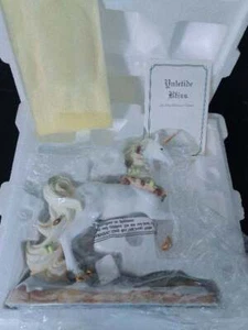 Princeton Gallery Yuletide Bliss Unicorn Horse 2005 Nuevo 9" - Imagen 1 de 4