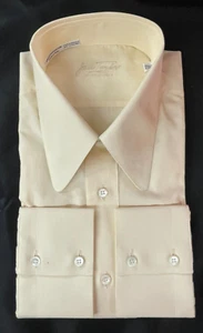 Jack Taylor Of Beverly Hills Yellow Long Sleeve Men's Dress Shirt Medium NWT - Picture 1 of 8