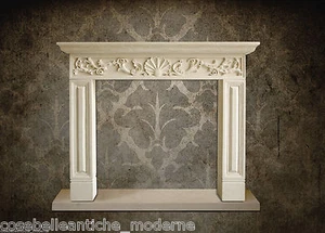 Camino Stile Impero Pietra Empire Fireplace Leccese Stone CLASSIC HOME IN DESIGN - Imagen 1 de 1