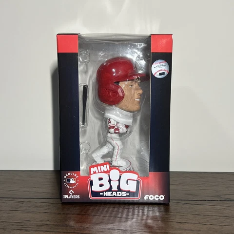 Shohei Ohtani Los Angeles Angels Hitting Mini Bighead Bobblehead NEW FOCO BOX Cover