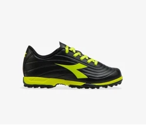DIADORA Men's Black/Yellow PICHICHI 2 TF Trainers RRP £70 - Picture 1 of 5