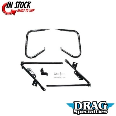 Drag Specialties 3501-1425 черная седельная сумка предохранители/поддержка комплект 09-13 FLHX/FLTR - Изображение 1 из 3