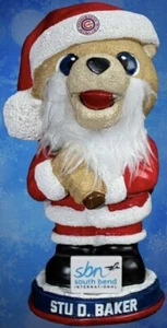 Stu D. Baker Christmas Santa Gnome South Bend Cubs Mascot SGA 7/24 Chicago - Imagen 1 de 1
