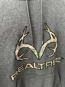 Vintage Realtree Camo Edge Hoodie Men’s Grey Size L Boston Traders grey heather - Picture 1 of 7