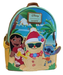 Loungefly Disney Lilo & Stitch Sand Snowman Glow-in-the-Dark Mini Rucksack - Bild 1 von 7