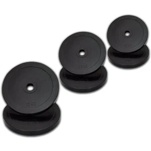 Par de discos de levantamiento de pesas de 2" olímpicos recubiertos de goma de 10 kg barra de gimnasio par de 5 cm - Imagen 1 de 6