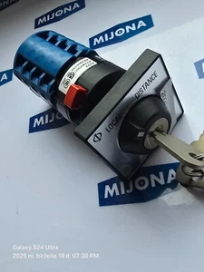 Interruptor Kraus & Naimer CA10 A223 AT18W807 (Nuevo stock antiguo) - Imagen 1 de 10