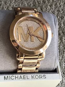 (IN OFFERTA) Nuovo Orologio Michael Kors oversize tono oro rosa Mk3463 - Foto 1 di 13