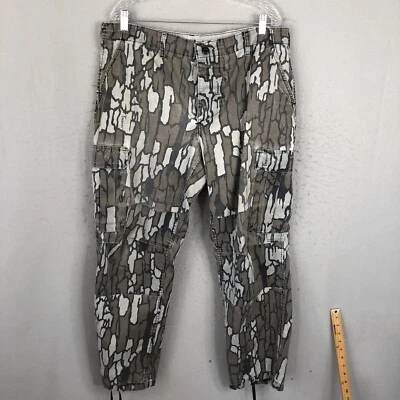 Vintage Military Camo Pants Mens Large Gray Trebark Cargo Combat Trouser USA - Image 1 of 4