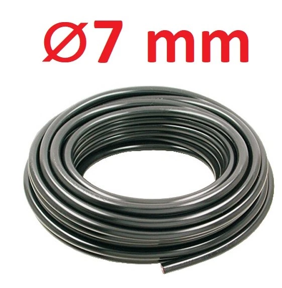 FIL A BOUGIE NOIR 7MM AU Mètre MOTO MOBYLETTE SOLEX PEUGEOT 103 MBK 51 VOITURE - Photo 1/1