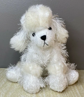 Ganz Webkins Fuzzy Poodle White Plush Stuffed Animal 11T-0604404 - No Code - Image 1 of 4