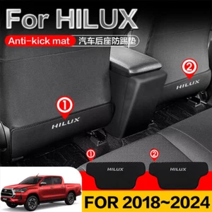 For Toyota Hilux 2019-2024 Kick Mat Seat Back Protector Car Accessories Interior - Picture 1 of 7