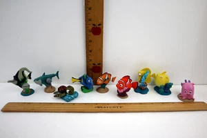 Disney Finding Nemo Dory PVC Lot of 9 Toy Figures Cake Topper - Picture 1 of 8