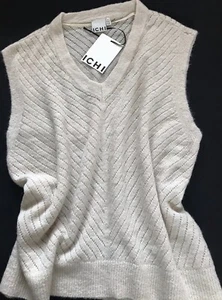 ICHI ladies Sleeveless Jumper/tank Top/vest - Picture 1 of 3