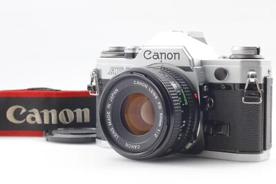 【N COMO NUEVA+++ con correa】 Cámara fotográfica Canon AE-1 plateada 35 mm FD 50 mm f/2 de JAPÓN Foto 1 de 4
