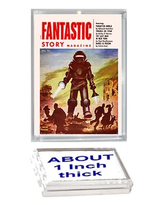 Zurück in die Zukunft Fantastische Geschichte Magazin Ausstellungsstück Schreibtisch Briefbeschwerer - Bild 1 von 1