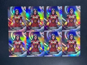 Lot*8 2025 Kakawow Aura Marvel Spider-Woman Refractor No.AM-I-76 - Picture 1 of 2